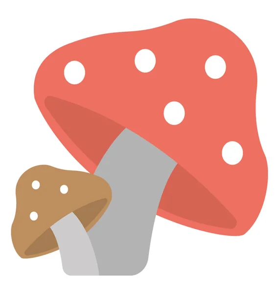 Mushroom Vector Icon — Stock Vector