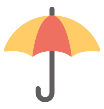  şemsiye vektör simgesi