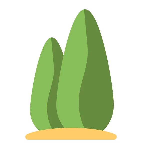 Cypress Tree Vector Icon — Stockvector