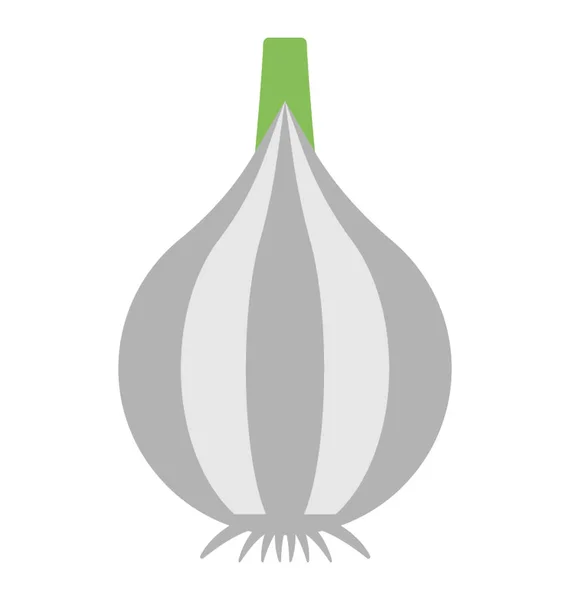 Garlic Vector Icon — Stock Vector