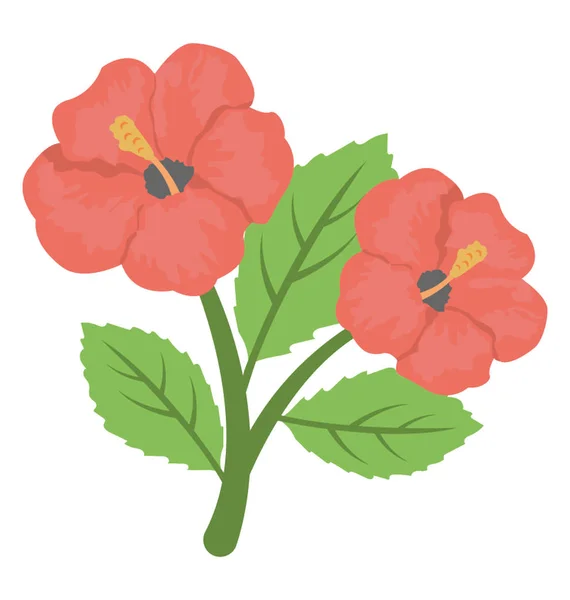 Bloemen vector pictogram — Stockvector