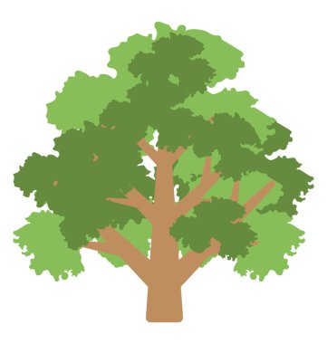  ağaç vektör simgesi