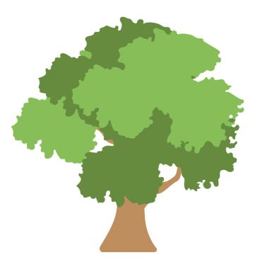 ağaç vektör simgesi