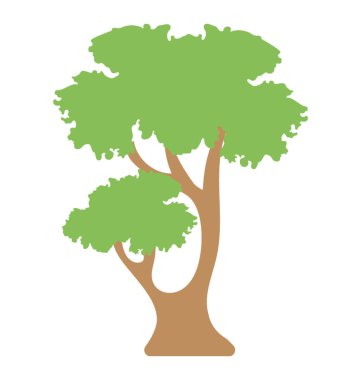ağaç vektör simgesi