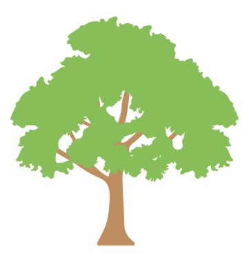 ağaç vektör simgesi