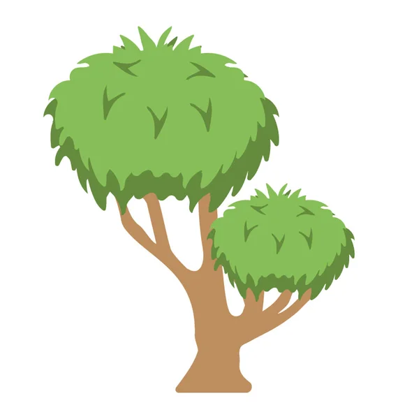 Árbol vector icono — Vector de stock