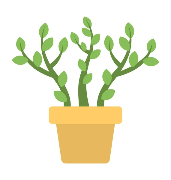 Icono de vector vegetal — Vector de stock