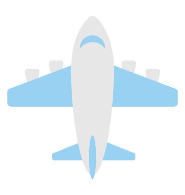 Uçak vektör simgesi