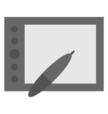  Çizim tablası vektör simgesi