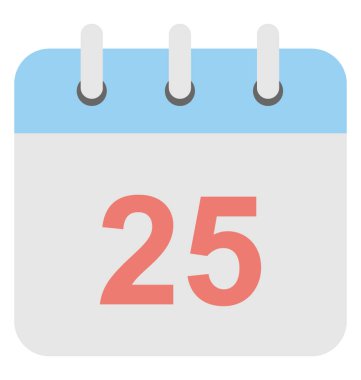  Takvim vektörü simgesi