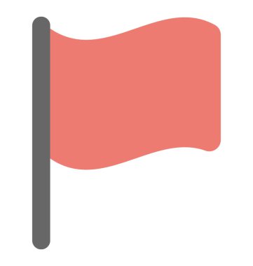  Bayrak Vektörü Simgesi