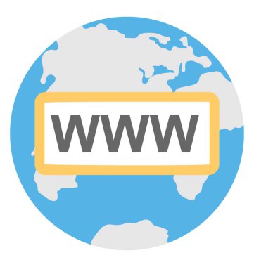  internet vektör simgesi