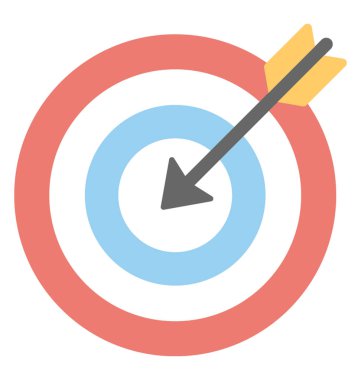  dart tahtası vektör simgesi