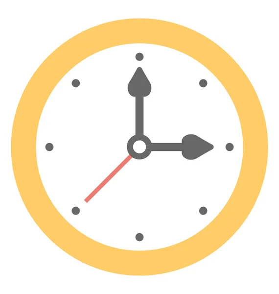 Icône vectorielle horloge — Image vectorielle