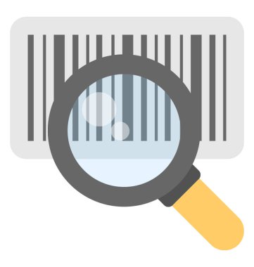  Barkod tarayıcı vektör simgesi