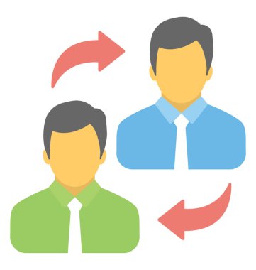 iletişim vektör simgesi