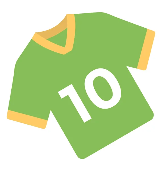 Esportes camisa vetor ícone — Vetor de Stock
