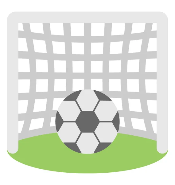 Voetbal vector pictogram — Stockvector