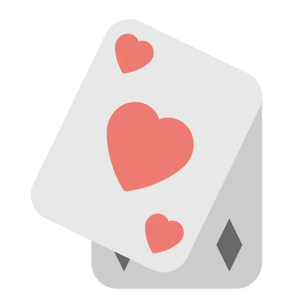 Heart Card Vector Icon — Stock Vector
