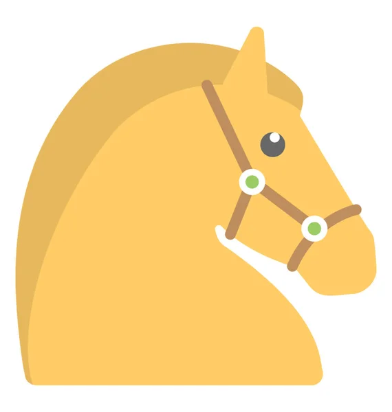 Icono del vector caballo — Vector de stock