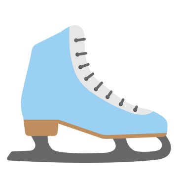  Buz pateni vektör simgesi