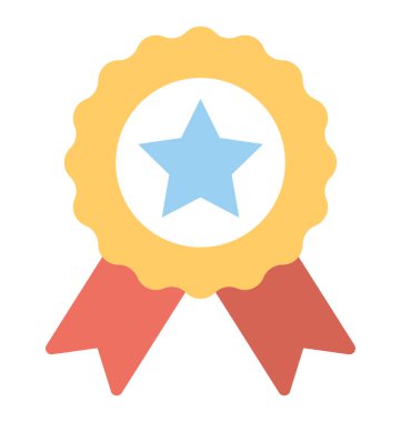  rozet vektör simgesi