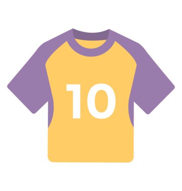  spor gömleği vektör simgesi