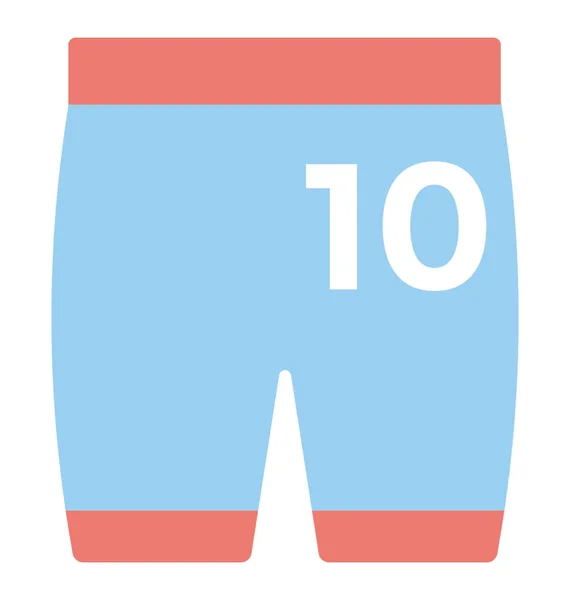 Pantalones cortos vector icono — Vector de stock