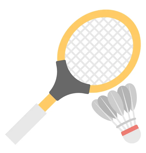 Badminton vektör simgesi — Stok Vektör