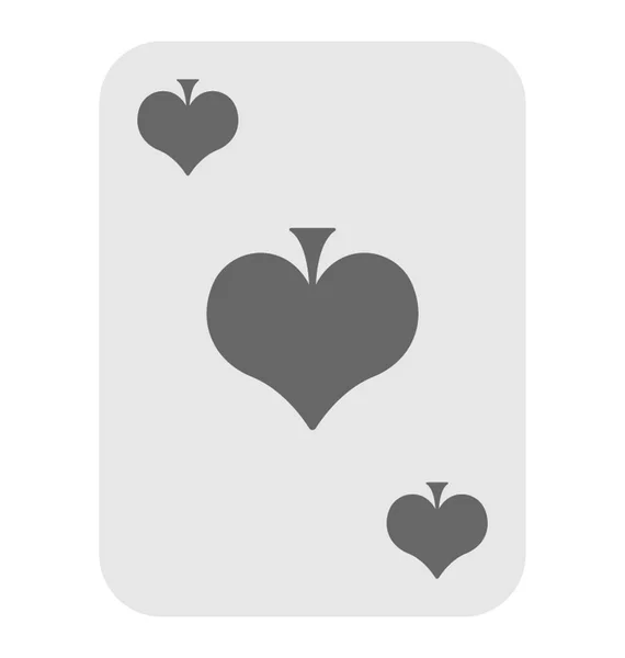 Heart Card Vector Icon — Stock Vector