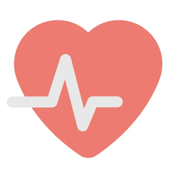 Heartbeat Vector Icon — Stock Vector