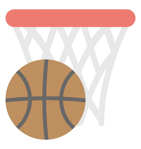 Μπάσκετ εικονίδιο του φορέα — Διανυσματικό Αρχείο
