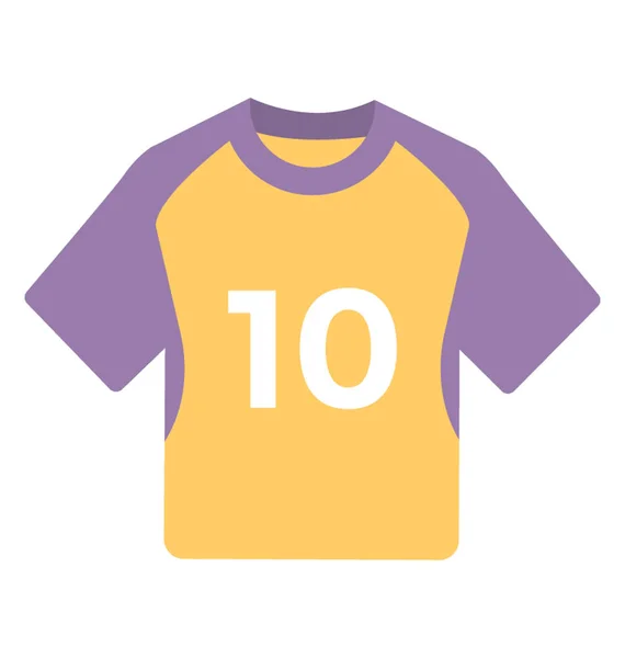 Sport skjorta vektor ikon — Stock vektor