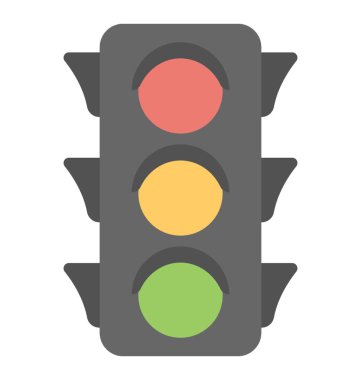  Trafik ışıkları vektör simgesi