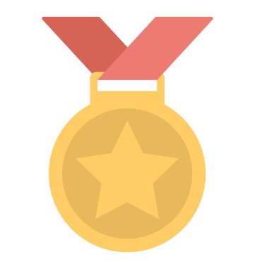  Madalya vektör simgesi