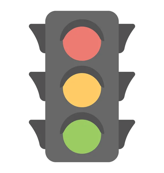 Ícone vetorial de semáforos —  Vetores de Stock
