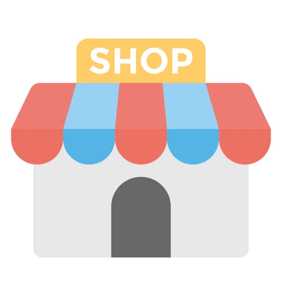 Shop Vector Icon — Stock Vector