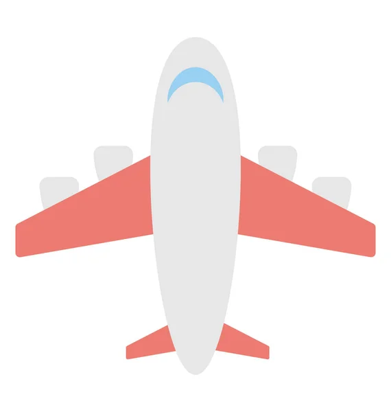 Uçak vektör simgesi — Stok Vektör
