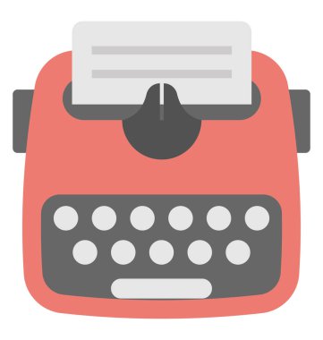  Daktilo vektör simgesi