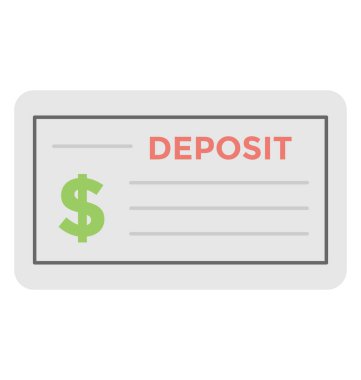  Çek vektör simgesi