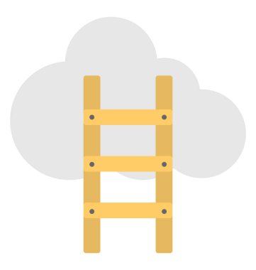  Bulut hosting vektör simgesi