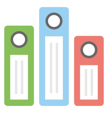  Kemer dosyalar vektör simgesi