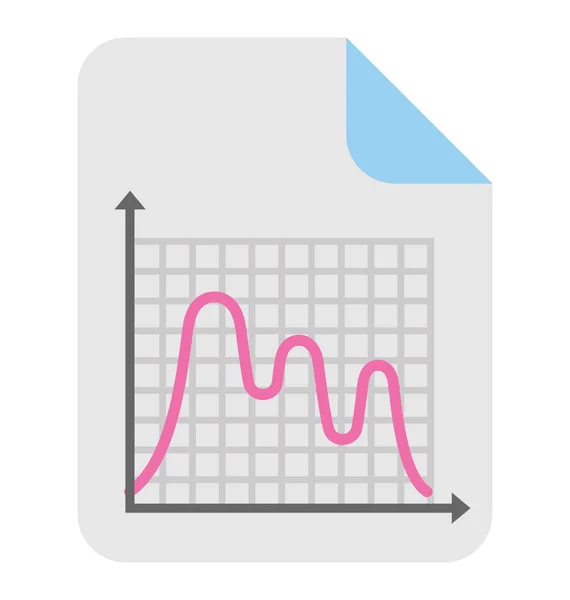 Rapport d'entreprise icône vectorielle — Image vectorielle