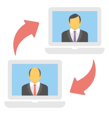  video arama vektör simgesi