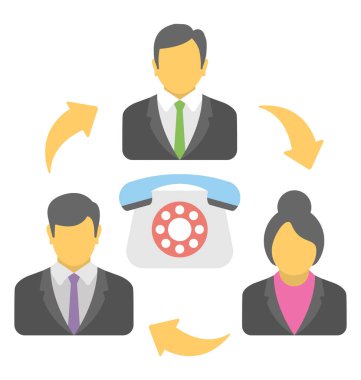  Telekomünikasyon vektör simgesi