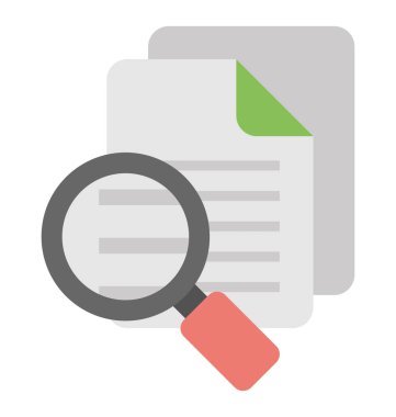  Belge İzleme vektör simgesi