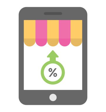  çevrimiçi depolama vektör simgesi