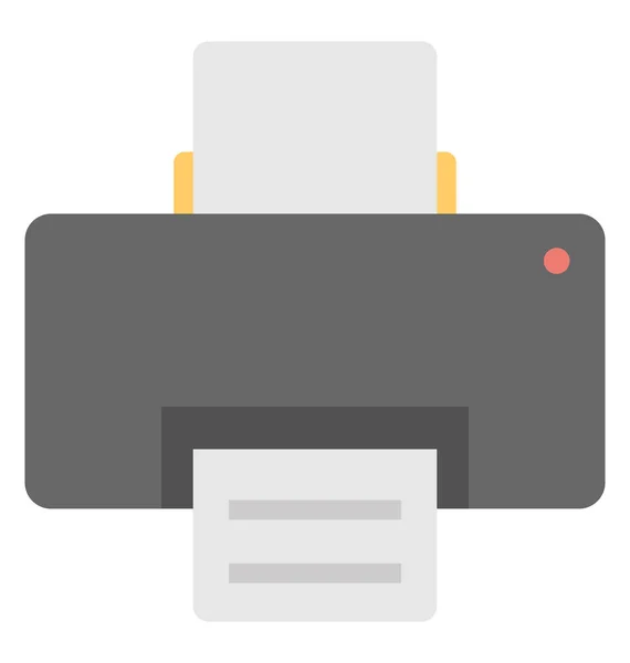 Icono de vector de impresora — Vector de stock