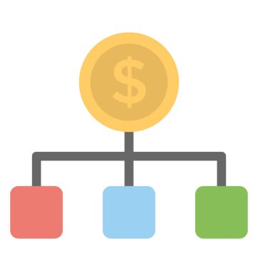  hiyerarşi vektör simgesi