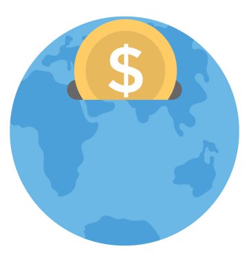  Küresel iş vektör simgesi